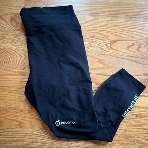 Peloton together we are power black leggings size 3X
